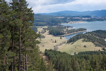 Obraz premium Amazing Landscape of Dospat Reservoir, Bulgaria
