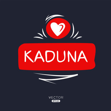 (Kaduna) city Love Label design.