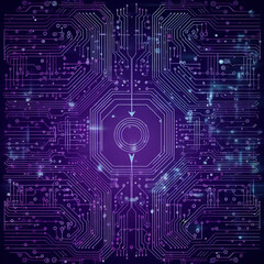 Obraz premium Circuit board texture background design for contemporary technologies Background of a futuristic circuit board motherboard
