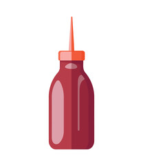 icon fresh tomato sauce bottle