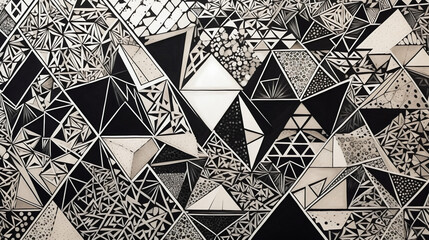 Abstract geometric pattern design 10