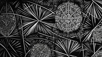 Abstract geometric pattern design 11