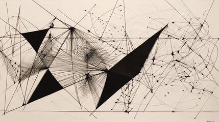 Abstract geometric pattern design 25