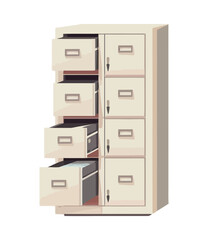 drawer in modern filing cabinet design