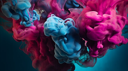 a beautiful image of several colors of liquid - generative ai