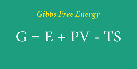 The Gibbs free energy formula