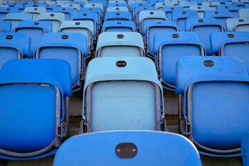 empty stadium seats