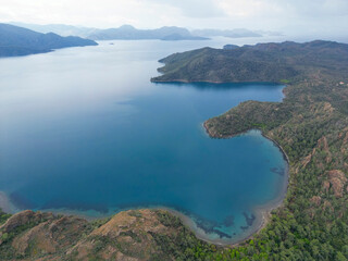 Obraz premium The precious coves of the Aegean Sea, tourism areas and wonderful places to visit