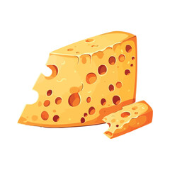 Fresh cheese slice, perfect for lunch