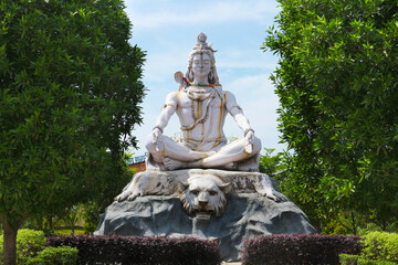 Shiva statue in Rishikesh, India.