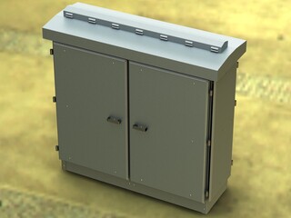 Waterproof Outdoor Electrical Enclosures 3D model