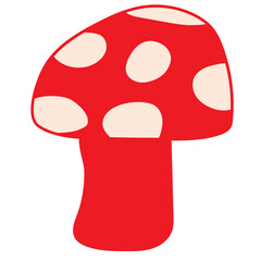 Mushroom. Cute mushroom illustration