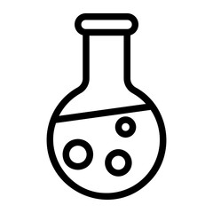 flask line icon
