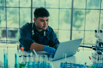 Laboratory technician prepares compound solutions and media for analyzing veggie samples. Using a microscope, visualize and assess germination, contamination percentages. Record report into database.