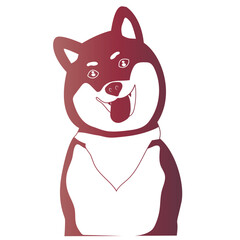 corgi dog silhouette