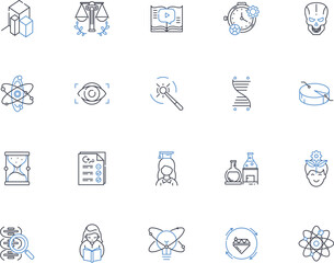 Surgery Room line icons collection. Scalpel, Scrub, Anesthesia, Sutures, Sterile, Incision, Monitors vector and linear illustration. Forceps,Lavage,Clamp outline signs set