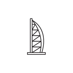 united arab emirates landmarks vector for website, UI Essential, symbol, presentation