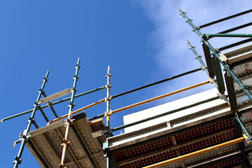 New residential building under construction in Melbourne
