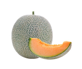Melon isolated on  transparent png