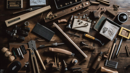 Fototapeta premium set of tools