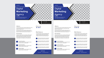 Corporate business flyer template marketing vector layout modern banners poster A4 graphic design  