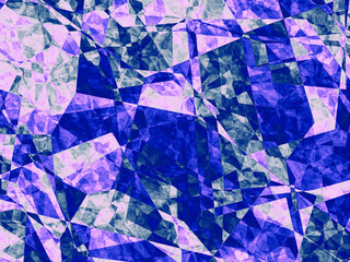Diamond shapes, colorful forms, abstract background, wax