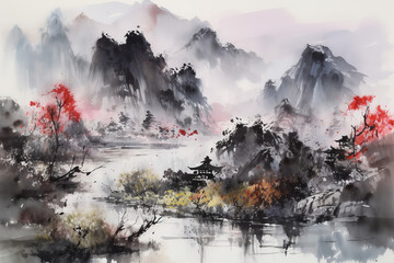 Chinese landscape painting