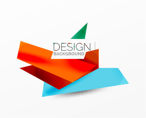 Background abstract overlapping shapes. Minimal composition vector illustration for wallpaper banner background or landing page