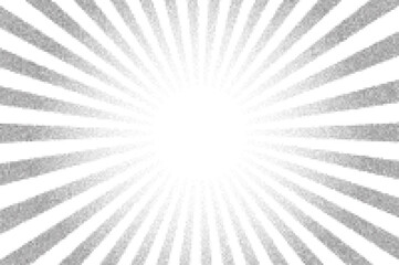 Sun burst background.Halftone starburst shine effect. Vintage radial sunburst with circular rays. Vector stipple dotted illustration