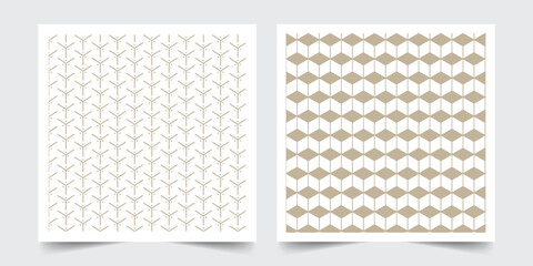 Abstract geometric pattern flat intricate concept, retro style fabric decorative graphic art, minimal simple artistic luxury contour