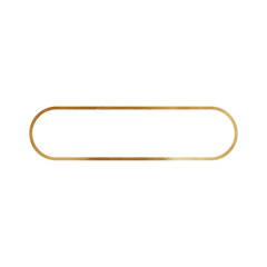 Gold Rectangle Outline
