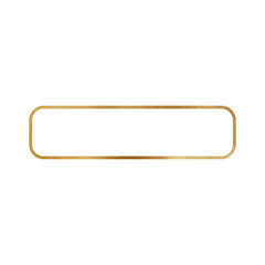 Gold Rectangle Outline