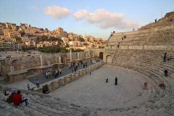 The Roman theater in Amman, Jordan
