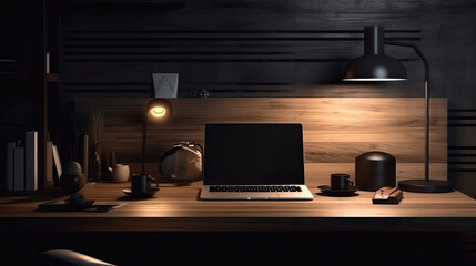 Workplace Office Desk Modern minimalist desk workspace table and copy space	
