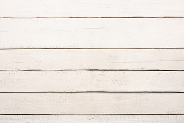 Obraz na płótnie Canvas View of white wooden texture as background