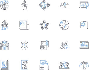 Understanding line icons collection. Insight, Comprehension, Empathy, Interpretation, Perceptive, Mindedness, Cognition vector and linear illustration. Sympathy,Perspective,Discernment outline signs