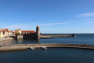 old fortress on the sea - collioure 