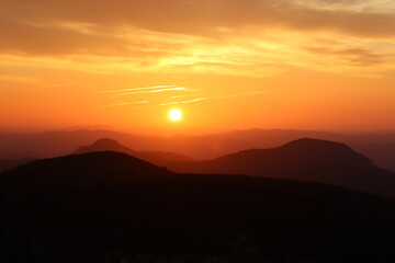 Fototapeta premium Sunrise in France 