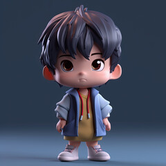 3d avatar illustration. Generative AI.