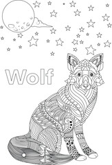 funny animals coloring page for kids 