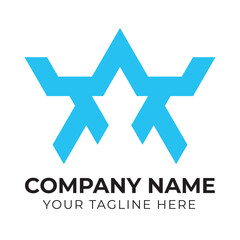 Creative minimalist abstract logo design template for your business