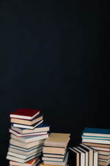 Education Science Library Stacks of Books for Learning To Read
