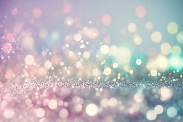 Blurred glitter background pastel glitter. Glitter wallpaper background. Generative AI.