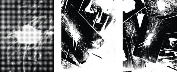 Grunge Urban Backgrounds set.Texture Vector.Dust Overlay Distress Grain ,Simply Place illustration over any Object to Create grungy Effect .abstract,splattered , dirty, texture for your design. 