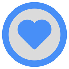 A colored design icon of casino chip