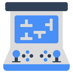 Arcade machine icon, editable vector 