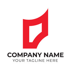 Professional abstract business logo design template