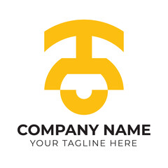 Professional abstract business logo design template