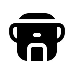 rice cooker glyph icon