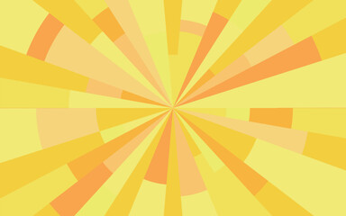 サンバースト　黄色　イエロー　幾何学模様　ランダム